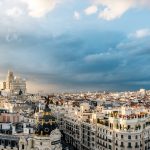Vista panorámica del centro de Madrid desde el Círculo de Bellas Artes